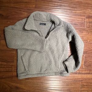 Abercrombie sherpa 1/2 zip sweatshirt